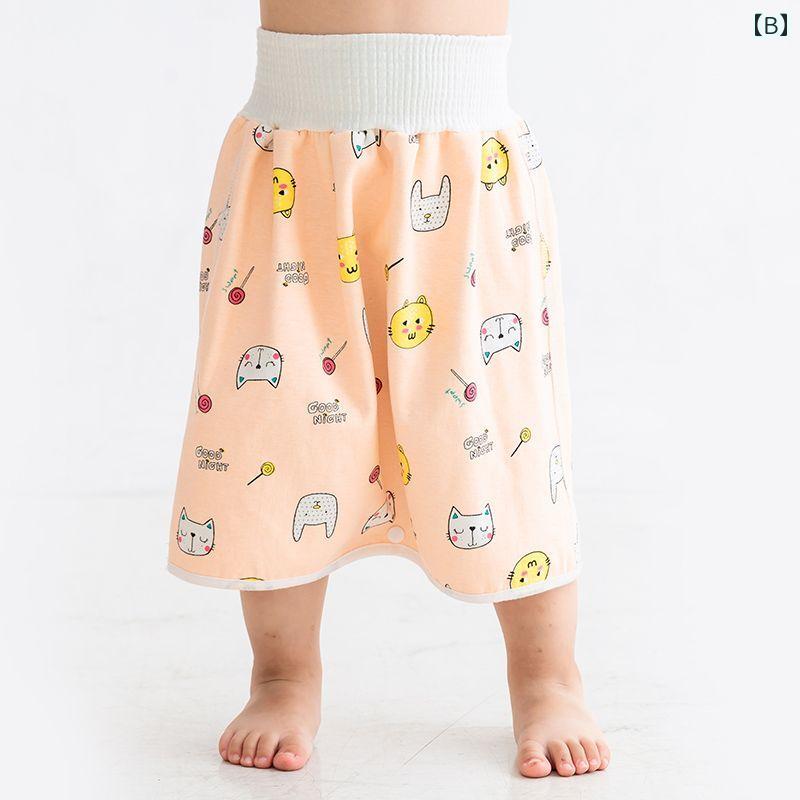 おねしょスカート ベビー キッズ 子供用 JT 防水 漏れ防止 ハイウエスト トイレト...