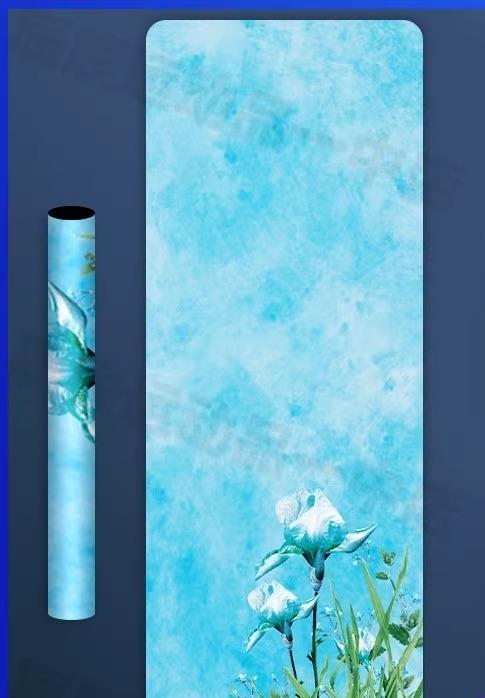 ヨガラグ レディース ゴム製 スエード調 マイクロファイバー 滑りにくい 超薄型 極薄 折り畳み式 携帯..