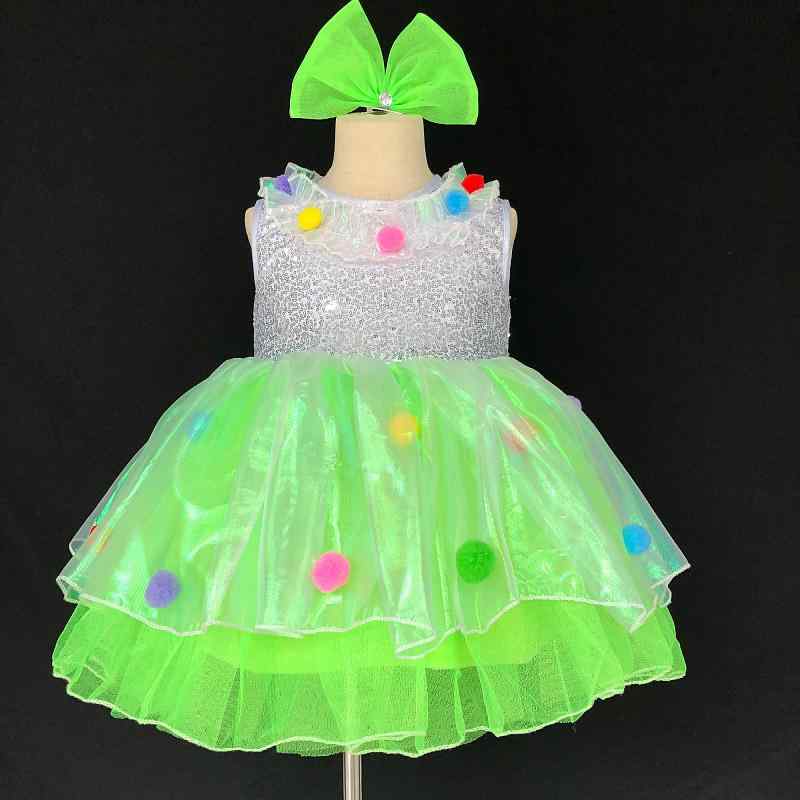 ダンス衣装 女の子 キッズ 幼児 小学生 かわいい プリンセス 発表会 ステージ衣装 ピンク ふわふわ チュールスカート ワンピース スパンコール 大きな蝶 華やか 舞台 ダンスウェア