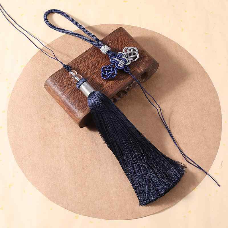 チャーム 中国結び タッセル 房飾り ハンドルロープ DIY 手作り アクセサリー バッグ キーホルダー 車..