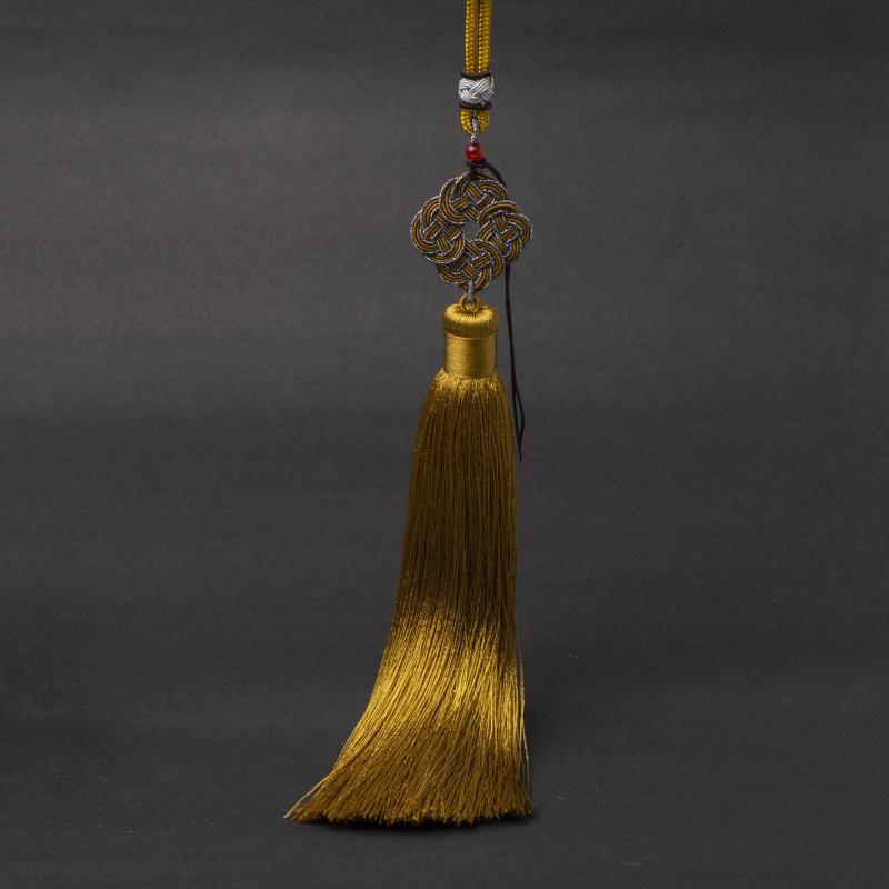 ネックレス 男女兼用 中国結び 金銭結び ハンドメイド 手作り 編み込み 大フリンジ タッセル ペンダン..