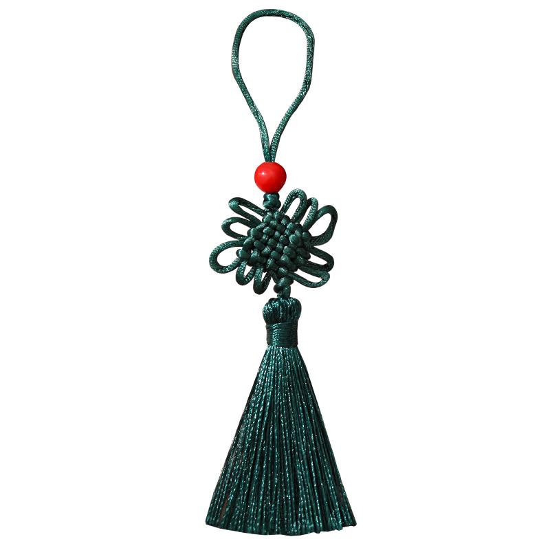 チャーム 中国結び 六方結び タッセル しおり キーホルダー 服飾飾り DIY手作り アクセサリーパーツ 民..