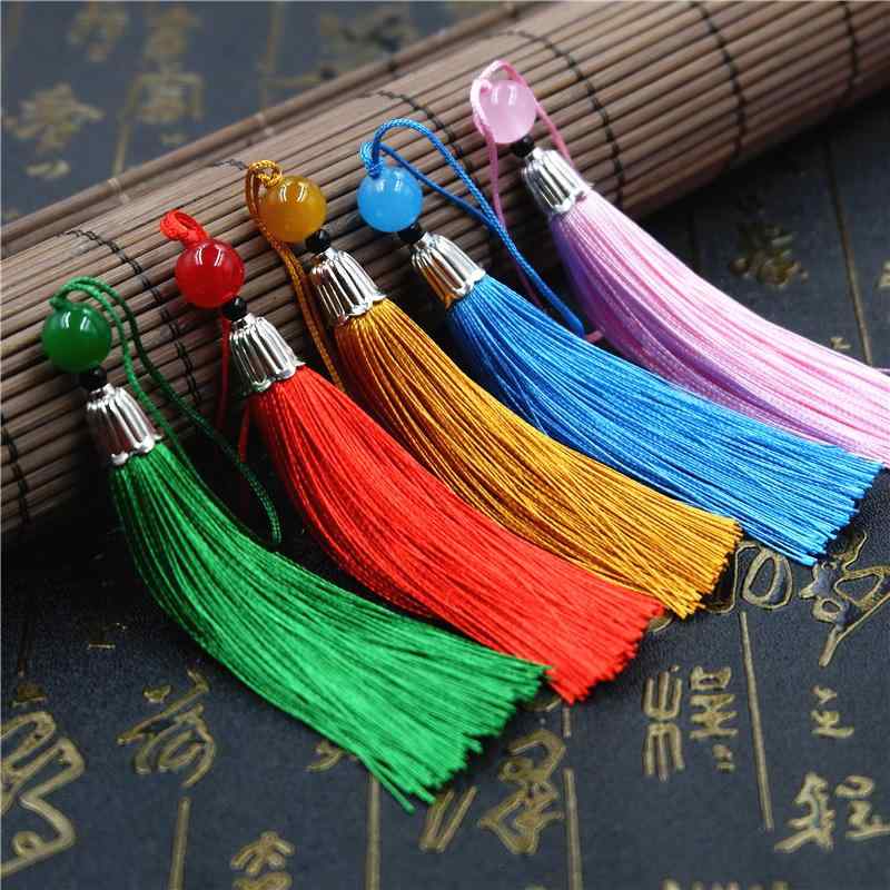 チャーム 和風 中国風 古風 フリンジ タッセル レトロ 扇子飾り DIY 手芸材料 アクセサリー ペンダント..