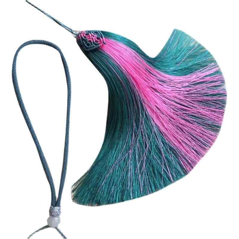 DIYキット 中国結び 編み込み タッセル アジアンテイスト ハンギングオーナメント カーアクセサリー キ..