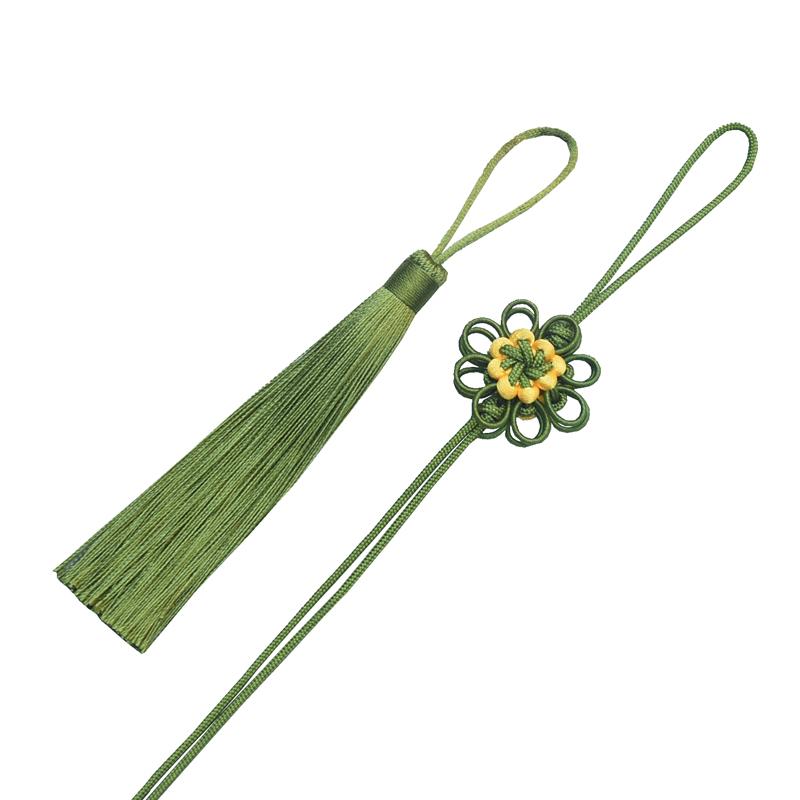 手芸用品 中国結び ひまわり結び タッセル 房飾り 吊り下げオーナメント DIY ハンドメイド素材 半製品 ミニ カーアクセサリー 車内装飾 蝶結び カラフル