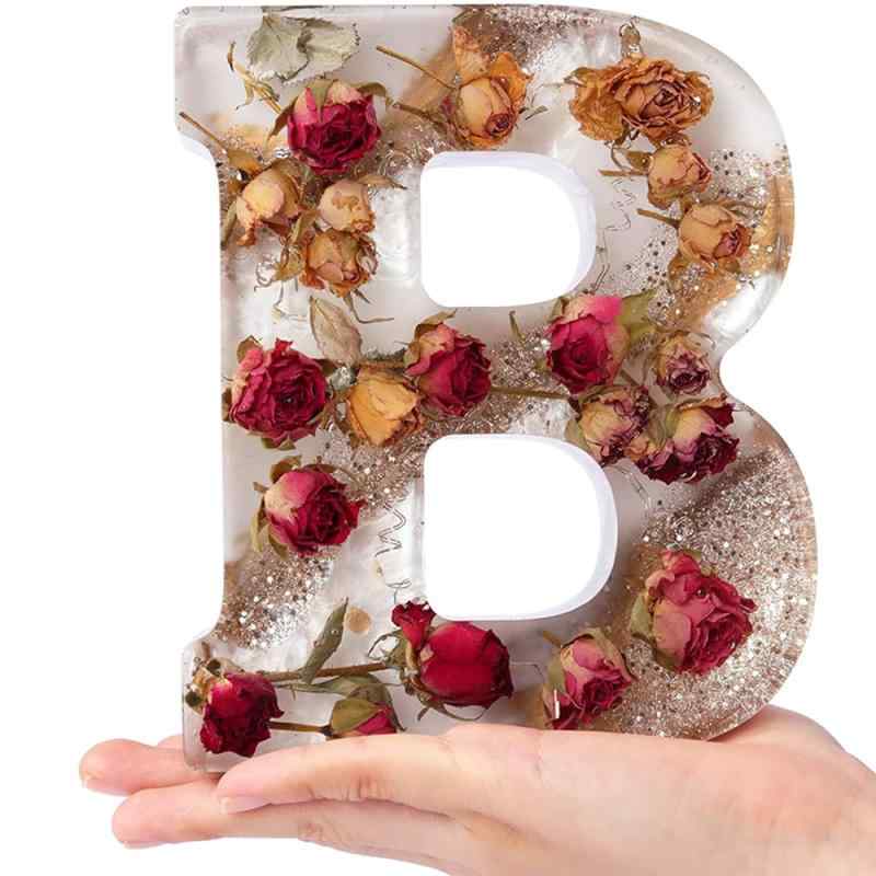 レジンモールド シリコン製 大型 ビッグサイズ 英字 数字 アルファベット DIY ハンドメイド 手作り ク..