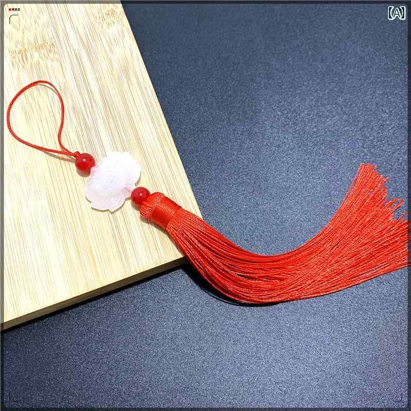 帯飾り レディース 漢服 古風 民族衣装 白玉製 蓮花 笛 モチーフ 流蘇 タッセル ウエストチャーム アク..