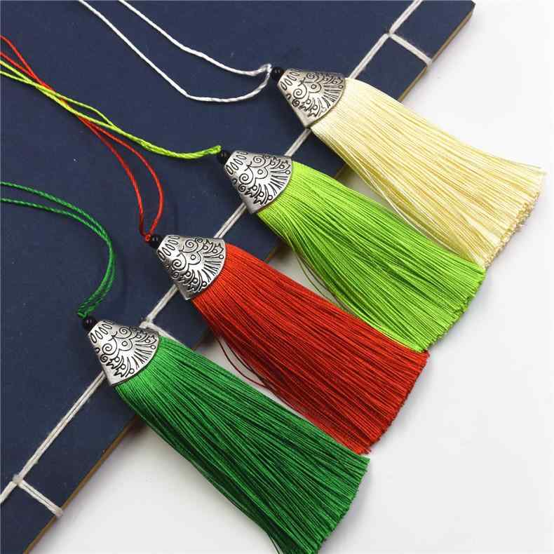 アクセサリー パーツ DIY 手芸 ハンドメイド 中国結び メタルキャップ付き ショート タッセル フリンジ..