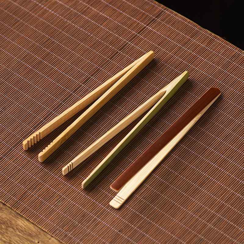 茶挟 竹製 中国 トング 滑り止め ピンセット クリップ 茶道 カップ 清潔 洗浄 衛生的 素朴 シンプル おしゃれ 来客用 青 ナチュラル