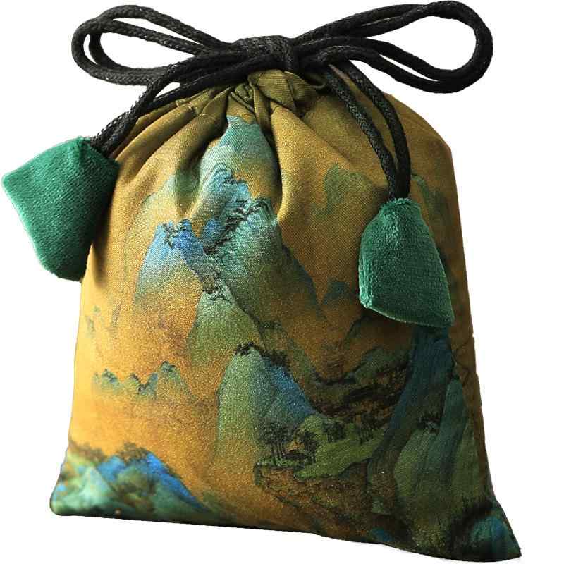 収納ポーチ ブレスレット 腕時計 ジュエリー バングル アクセサリー 小物 ベロア ドローストリング 巾..