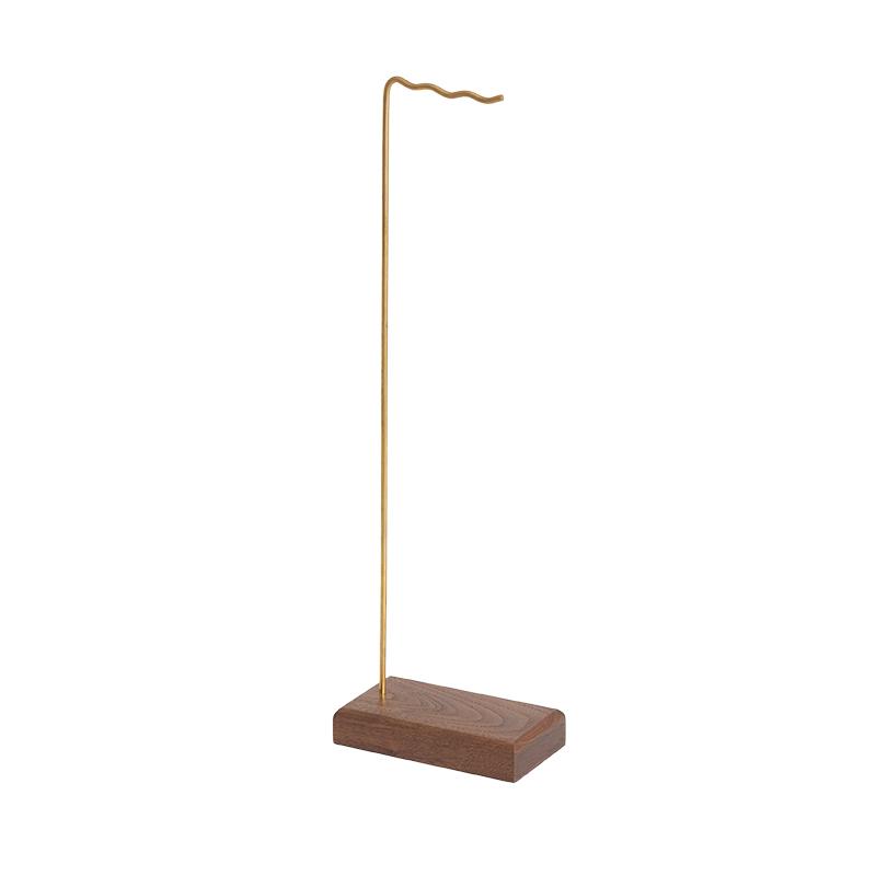 首飾架 無垢材 ネックレス アクセサリー 真鍮 スタンド ディスプレイ 撮影用小道具 筆収納 風鈴ハンガ..