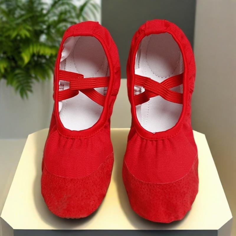 シューズ キッズ 成人 ユニセックス バレエ ダンス ヨガ 体操 練習用 ソフトソール 滑り止め スリッポ..