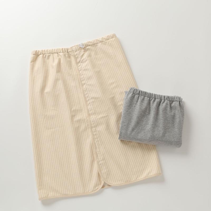 介護用スカート 高齢者用 大人用 寝たきり 防水 漏れ防止 洗える 失禁対策 おむつカバー 介護パンツ パッド兼用 快適 ウォッシャブル ストレートシルエット 綿 再生繊維