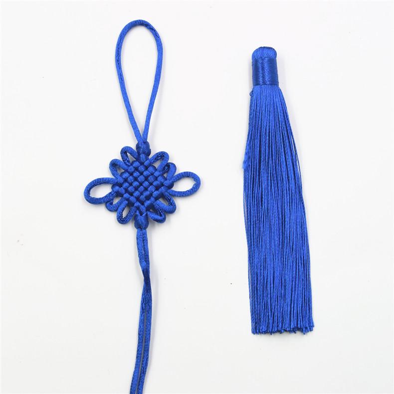 中国結 小型 DIY 半完成品 手芸 ハンドメイド素材 パーツ 飾り タッセル 房飾り 平安結び紐 招福 チャ..