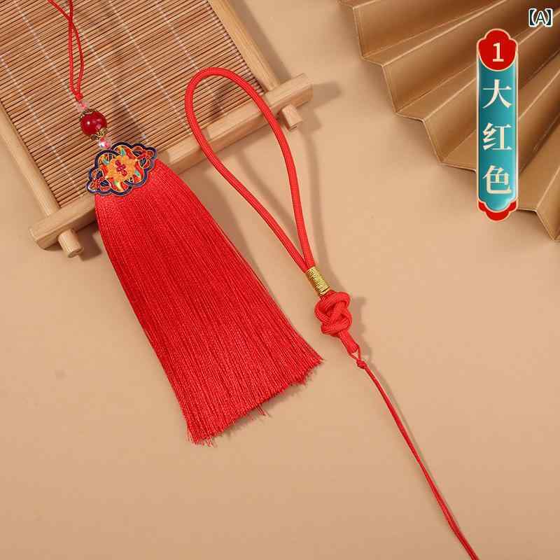 アクセサリー 文玩ひょうたん 瓢箪 結び紐ストラップ タッセルフリンジ 手作りハンドメイド 車飾りカーアクセサリー DIYハンドメイド素材 無事お守り縁起物 ペンダントチャーム 赤 ワインレッド ピンク ゴールド イエロー カーキ ダークグリーン