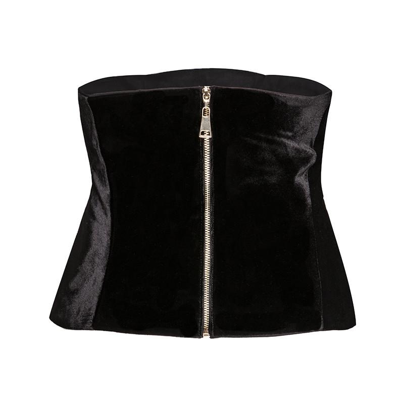 ウエストマークベルト レディース レトロ ヴィンテージ風 立体裁断 ベロア 和風 鶴 刺繍 太幅 細見え ..