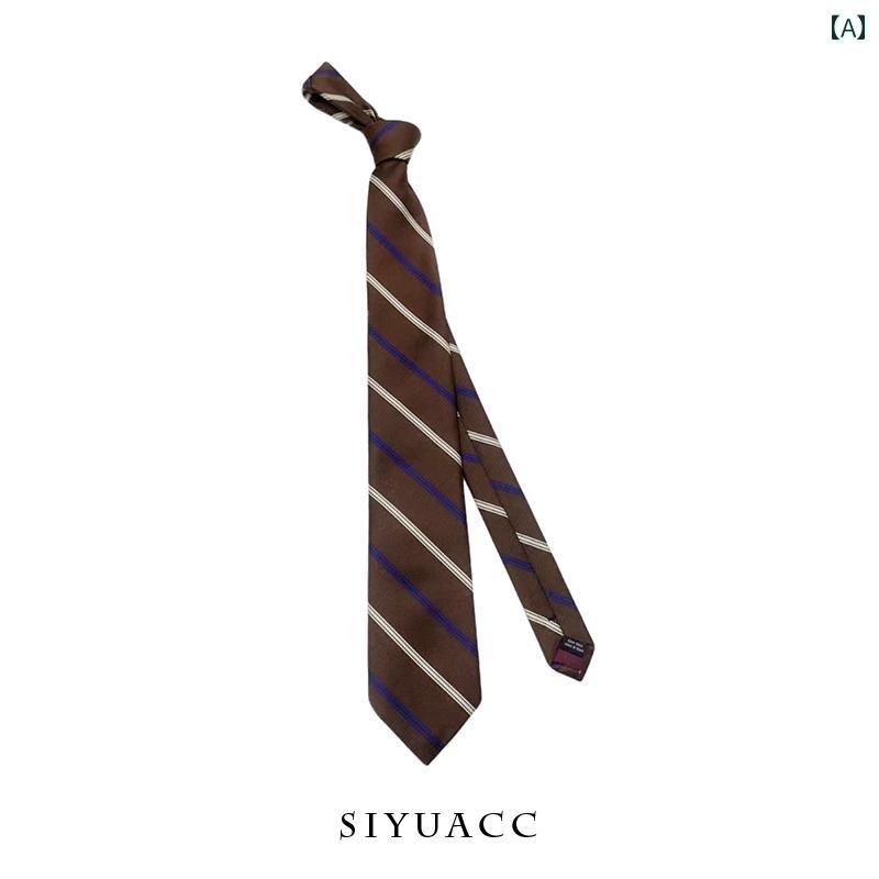 ネクタイ レディース ストライプ 韓国 レトロ 手結び カジュアル ナロータイ スリムタイ ビジネス オフィス フォーマル オールシーズン 着回し