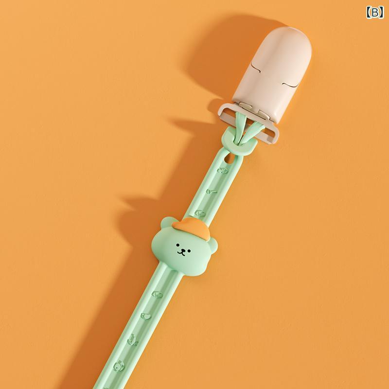 おしゃぶり ストラップ ベビー 赤ちゃん ホルダー 歯固めクリップ シリコン 煮沸消毒 落下防止 紛失防止 噛むおもちゃ BPAフリー お出かけ