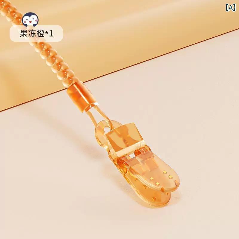 おしゃぶり ストラップ ベビー用品 ベビー 赤ちゃん 歯固め 歯がため ホルダー 落下防止 紛失防止 クリップ スプリングチェーン バンド 玩具 乳幼児向け 外出用 ベビーカー用 カラフル 安心 2