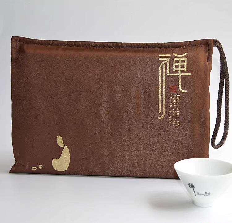 経本入れ ポーチ 布製 経典 写経袋 仏具ケース 二層 B5サイズ 小物入れ アクセサリー収納 普段使い チ..