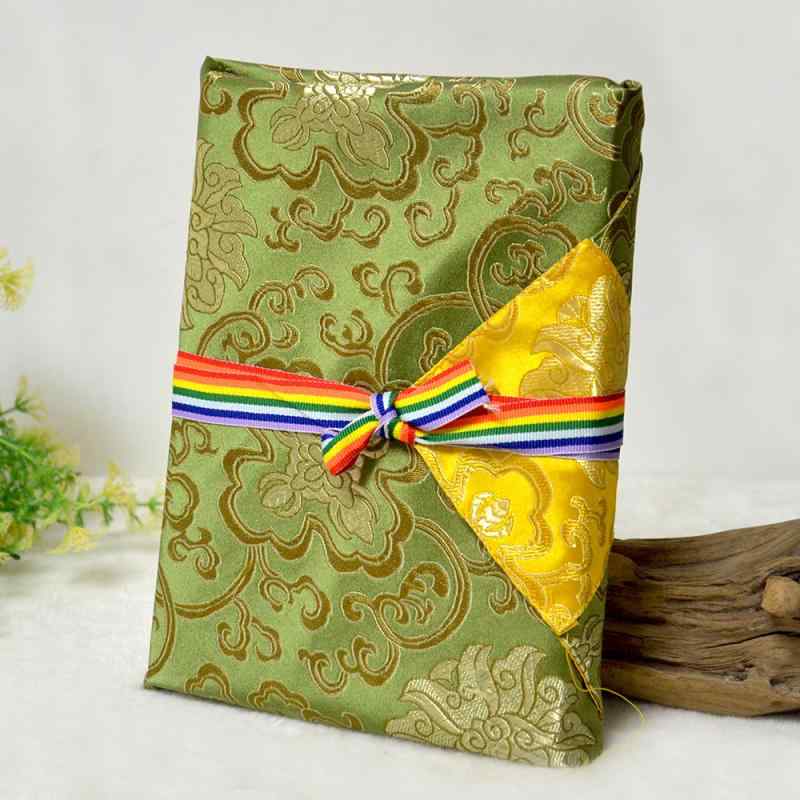 経本入れ 経典カバー 経文包み チベット式 写経用 供養 マンダラクロス 厚手 高密度生地 大判サイズ お..