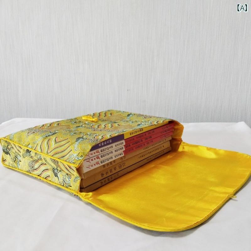 経本入れ メンズ レディース 錦織 大型 Lサイズ 経典 読経用 御朱印帳 ブックカバー 大容量 収納ケース..