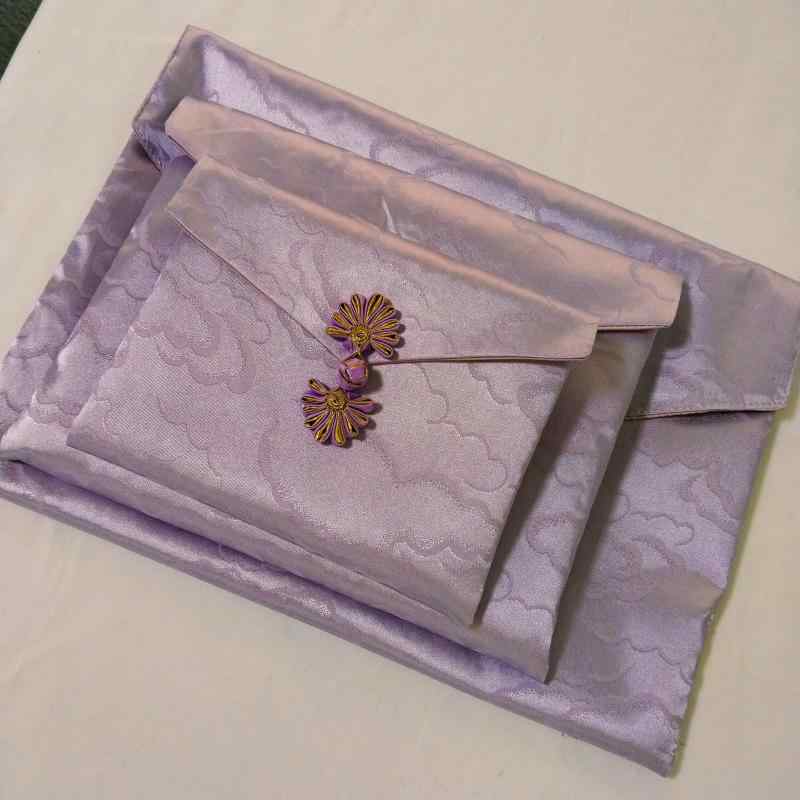 経本入れ 祥雲柄 ジャカード織り 手書き経典 収納バッグ チベット風 法具袋 仏具 仏典 大小サイズ対応 ..