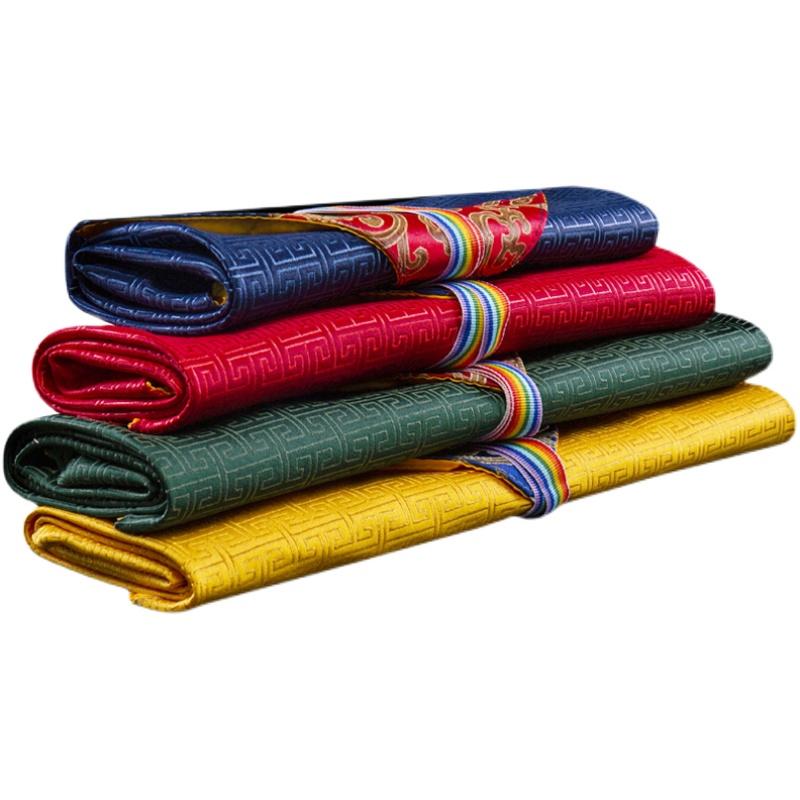 経本入れ 仏具 チベット式 経典袋 カバー 写経用品 収納 マンダラ供養 法具 大判 大型 布製 ラージサイ..