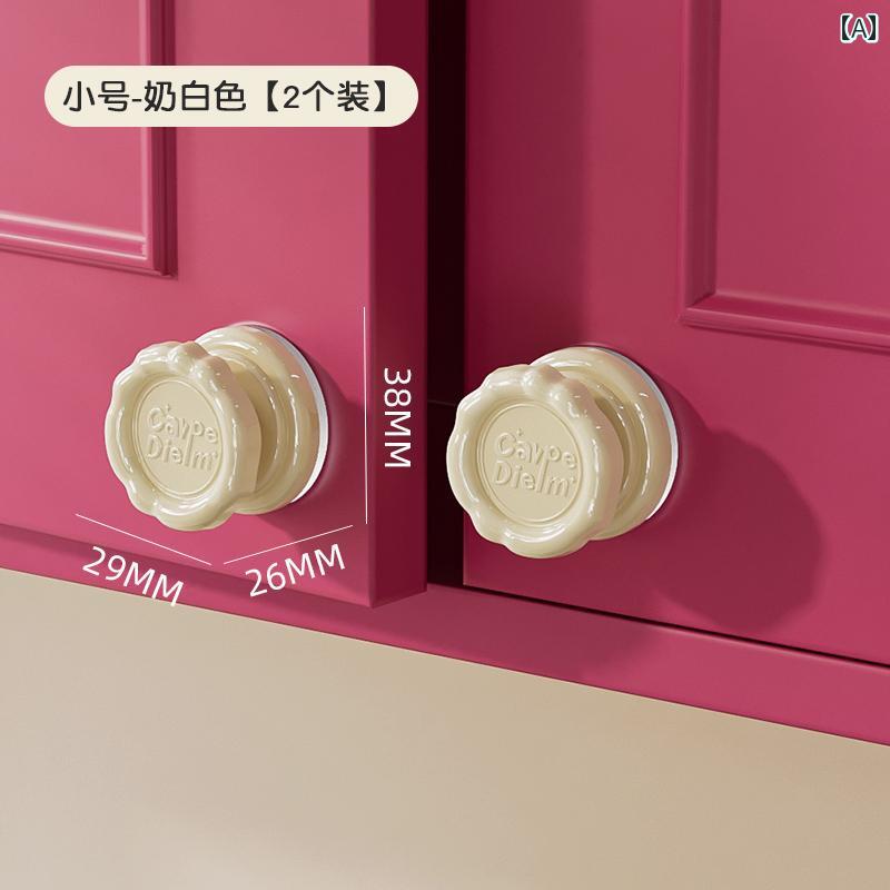 ・素材: プラスチック・用途: キャビネットドア・: 火漆印タイプ、波紋タイプ・サイズ展開: 小、大・カラー展開: ミルクホワイト、ドーパミンピンク、ブラック、ブラウン、マットホワイト