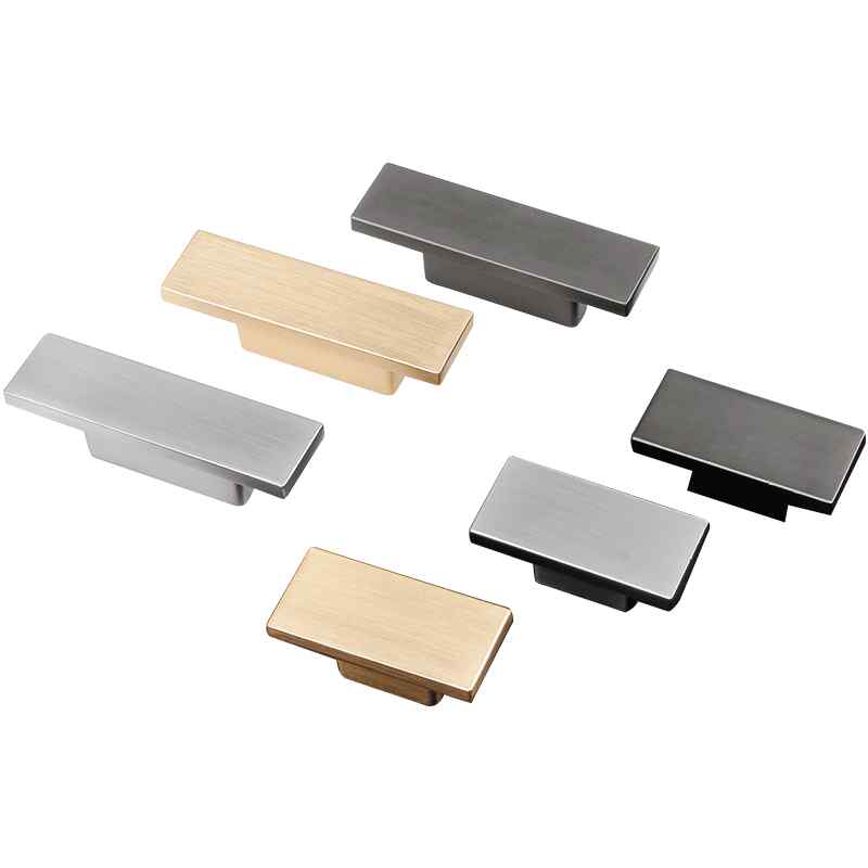 取っ手 引き出し 扉 戸棚 キャビネット用 モダン シンプル スクエア ハンドル 亜鉛合金製 金具 ベッド..