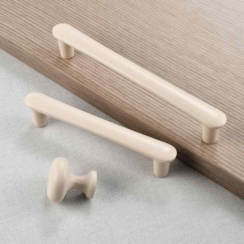 取っ手 ハンドル ウッド調 アイボリ