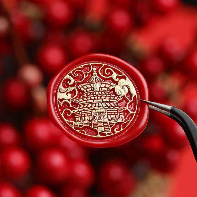 シーリングスタンプ ヘッド 中華風 レトロ 手帳 手紙 デコレーション 招待状 刻印 ツール フルセット ..