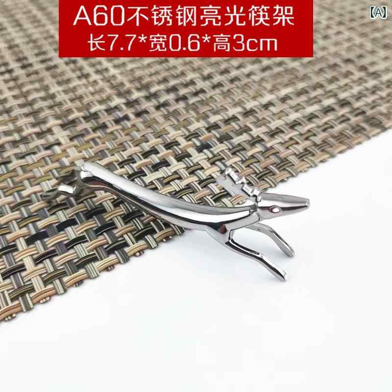 箸置き ステンレス 業務用 ホテル レストラン 家庭用 ディスプレイ モダン 宮廷風 エレガント カトラリ..