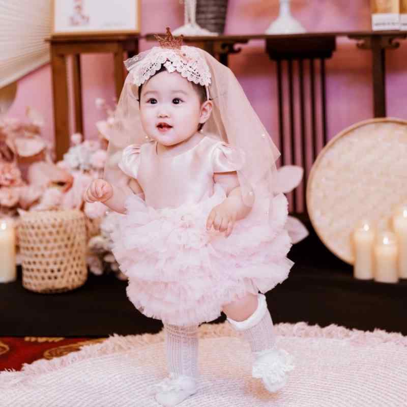 ドレス 女の子 キッズ 秋冬 裏起毛 プリンセスドレス フォーマル セレモニー 1歳誕生日 バースデー 発..