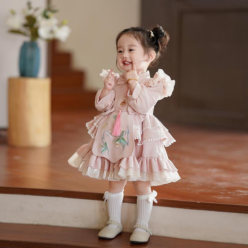 ワンピース 女の子 ベビー キッズ 1歳 誕生日 バースデー ドレス お祝い セレモニー プリンセス ロリー..