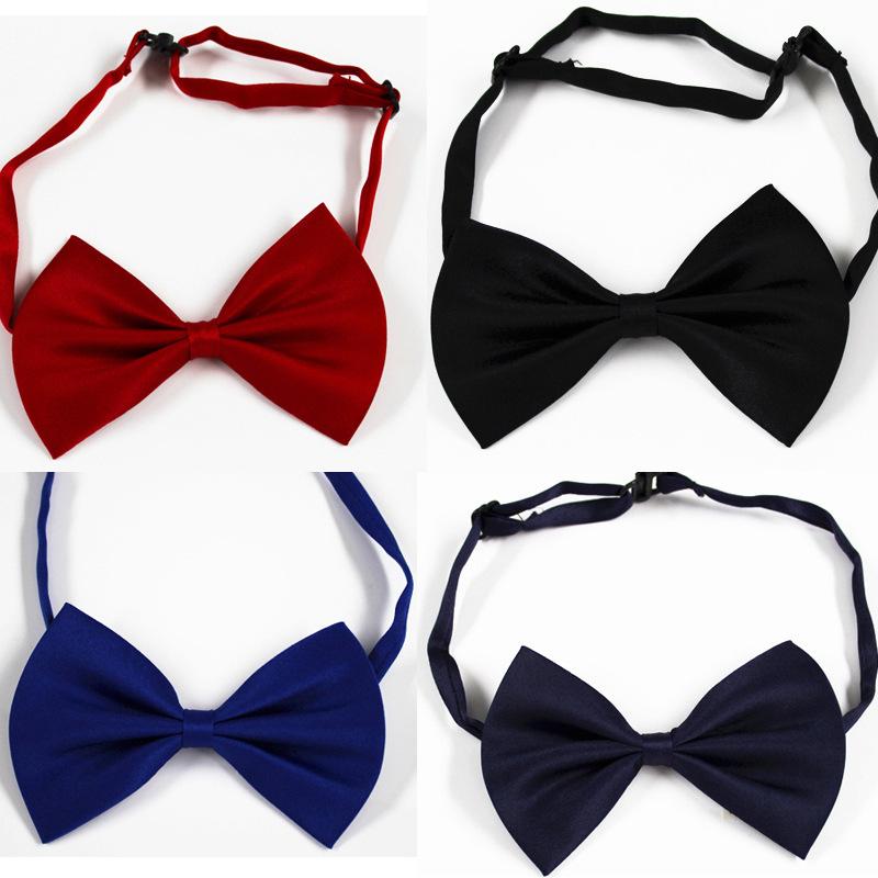 蝶ネクタイ メンズ おしゃれ 男性用 ボウタイ スーツ ブレザー 結婚式 ウェディング 新郎 介添人 アッシャー 合唱団 発表会 パーティ イベント フォーマル ビジネス ポリエステル 無地 シンプル 調節可能 ブラック レッド ブルー ホワイト