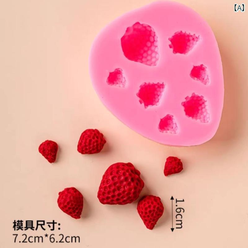 製菓道具 シリコンモールド イチゴ 苺 チョコレート フォンダン型 誕生日 ケーキ ...
