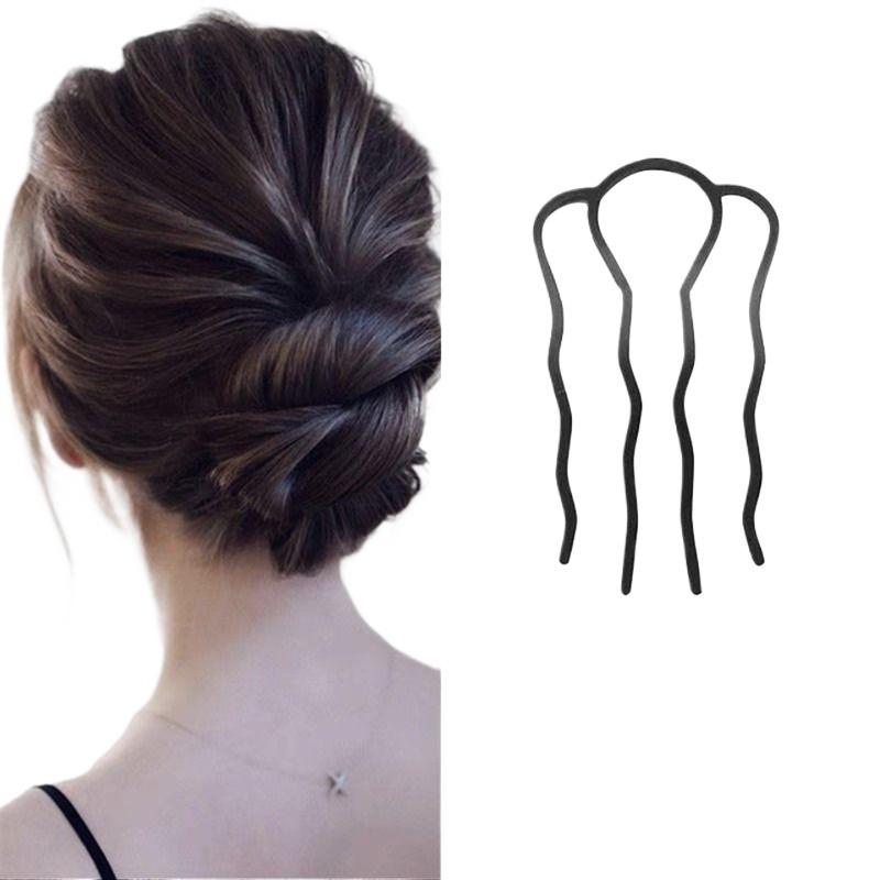 ヘアアクセサリー コーム おしゃれ レディース まとめ髪 お団子 夜会巻き かんざし クリップ ピン U字..