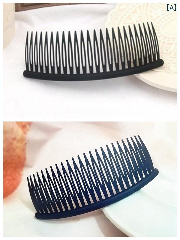 ヘアアクセサリー コーム おしゃれ レディース 大人 前髪 後頭部 まとめ髪 ショー...