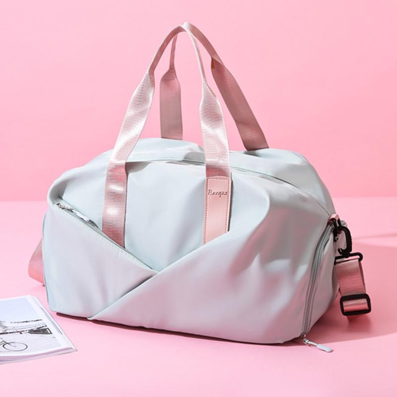 ダンス レッスン バッグ おしゃれ レディース 防水 大容量 シューズポケット付き 遠征 合宿 部活 スポ..