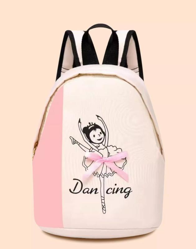 ダンス レッスン バッグ かわいい リュック キッズ 女の子 バレエ ラテン 練習用 習い事 お稽古 大容量..