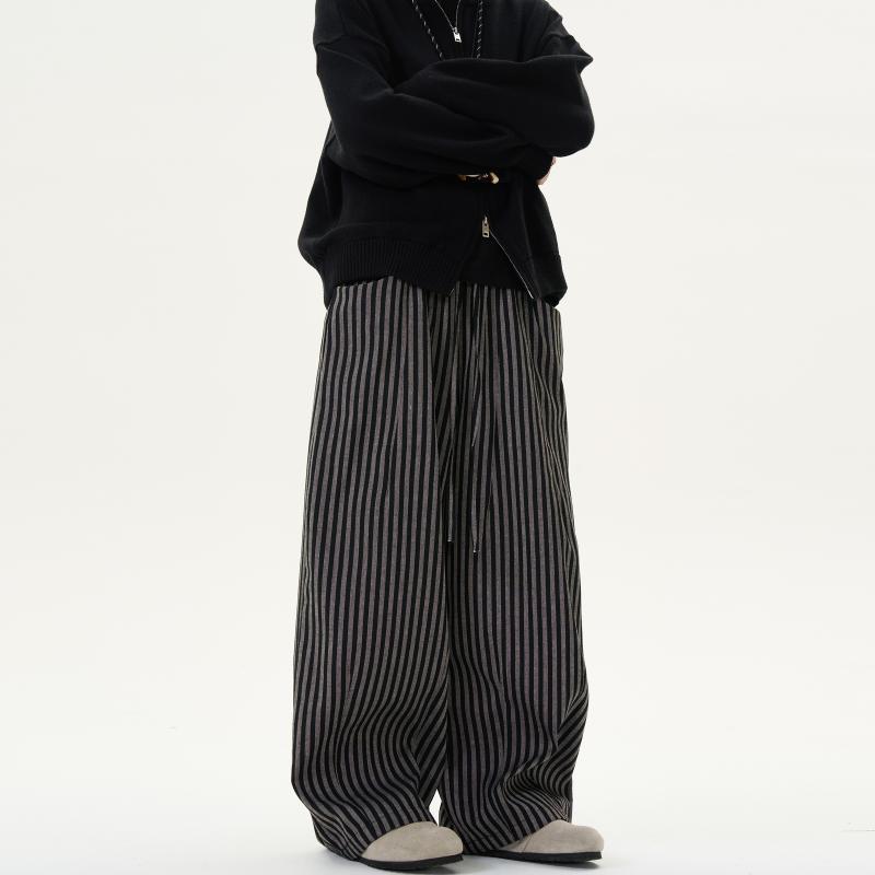 ・フィットタイプ: ストレート・丈: フルレングス・サイズ展開: S、M、L、XL・スタイル: カジュアル・カラー展開: ブラック、グレー