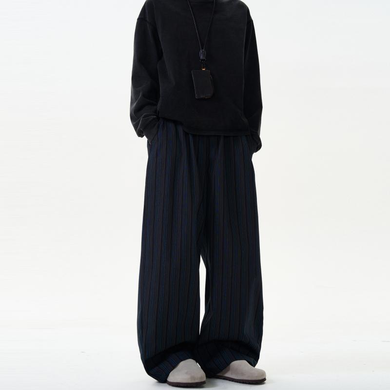 ・フィット: ルーズフィット・丈: フルレングス・サイズ展開: S, M, L, XL・スタイル: カジュアル・カラー: ブルー