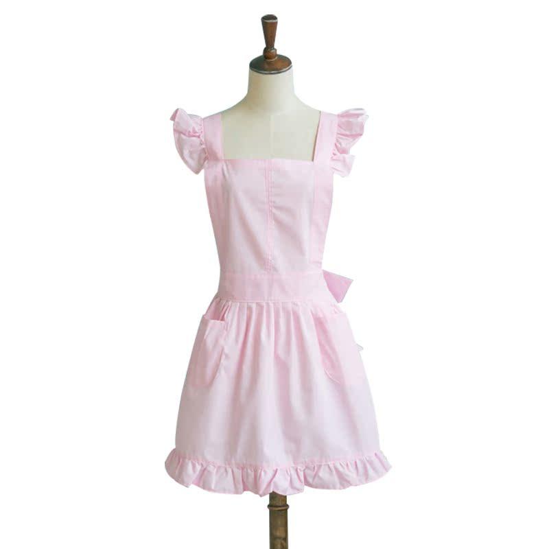 エプロン レディース 家庭用 キッチン 料理 家事 清掃 防汚 メイド風 プリンセス かわいい セクシー イ..