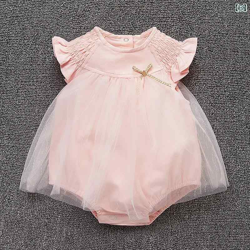 ベビー 女の子 ロンパース ワンピース ドレス 新生児 お宮参り 100日祝い ハーフバ...