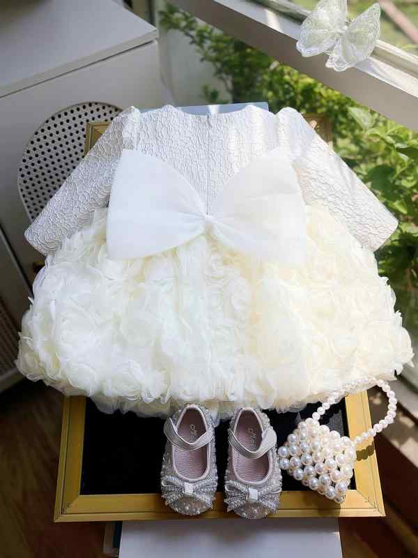 ドレス 1歳 2歳 3歳 女の子 女の子 ベビー キッズ プリンセス ワンピース フォーマル 選び取り セレモニー 誕生日 記念日 衣装 秋冬 通気性 快適 上品 おしゃれ 発表会 パーティー