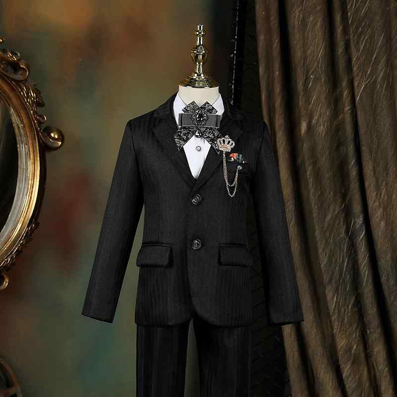 楽天フロントップ楽天市場店スーツ 男の子 キッズ ジュニア フォーマル セットアップ 大きいサイズ 小学生 中学生 高校生 発表会 衣装 入学式 卒業式 結婚式 パーティー シングルボタン 無地 黒 グレー ブリティッシュスタイル