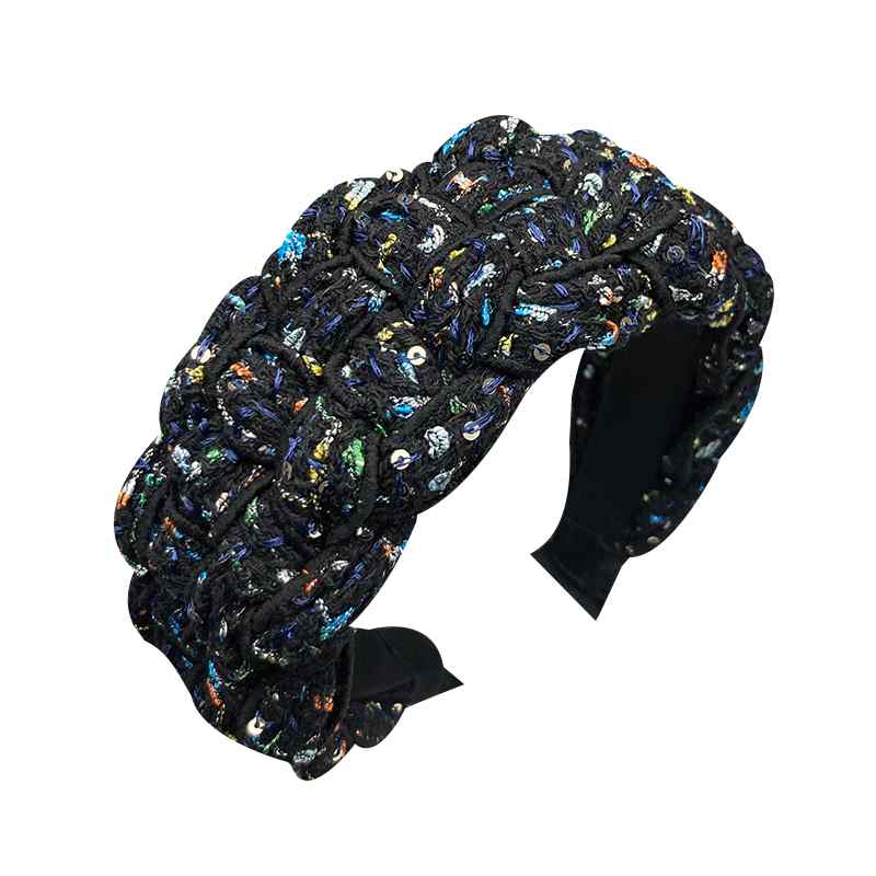 ヘアアクセサリー レディース 幅広 ブレイド カチューシャ ヘアバンド 高めトップ対応 白髪カバー 髪留..