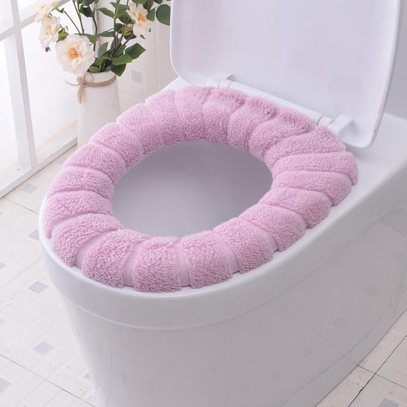 便座カバー 厚手 四季通用 アクリル トイレシート クッション 和風 マカロン 北欧 角型 大型対応 カバ..
