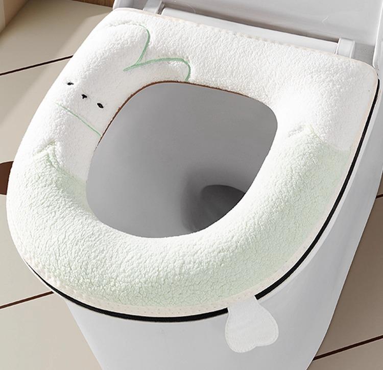 便座カバー 四季兼用 シェアハウス 個人用 一人暮らし 来客用 かわいい おしゃれ 厚手 柔らかい 肌触り..